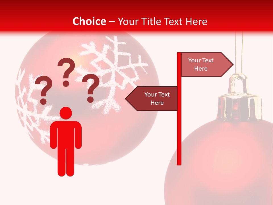 Celebration Celebrating Ornament PowerPoint Template