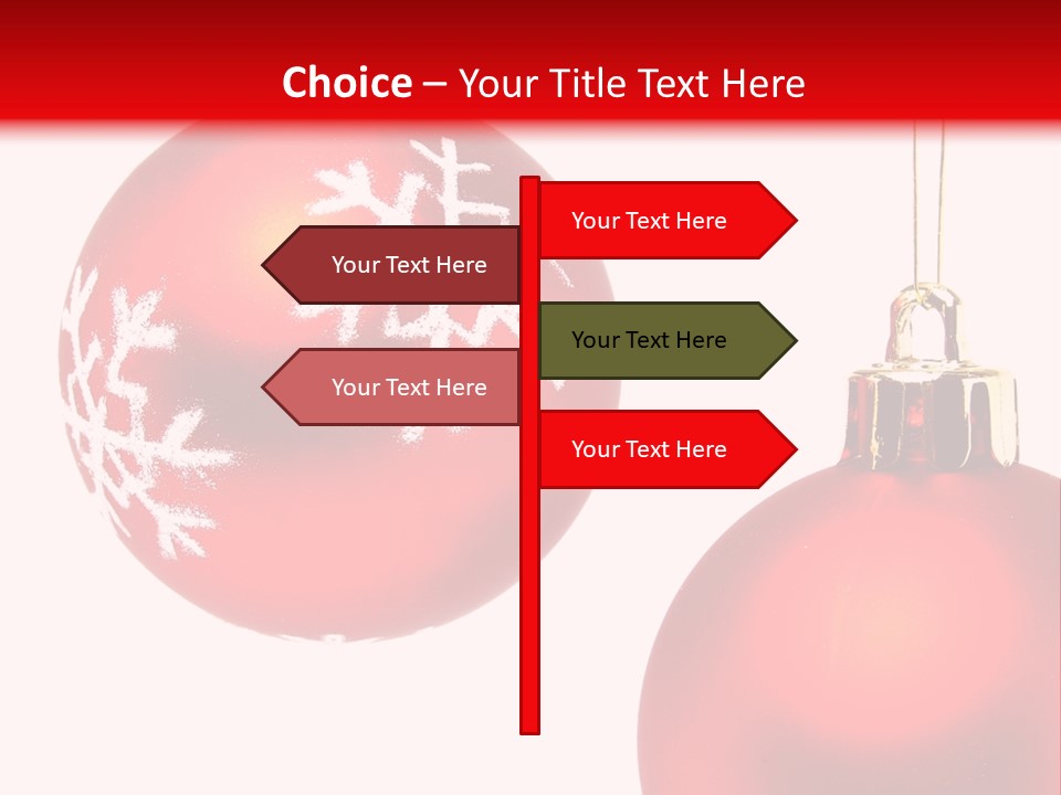 Celebration Celebrating Ornament PowerPoint Template