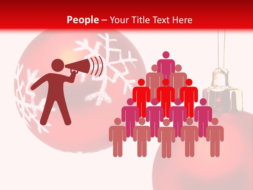 Celebration Celebrating Ornament PowerPoint Template