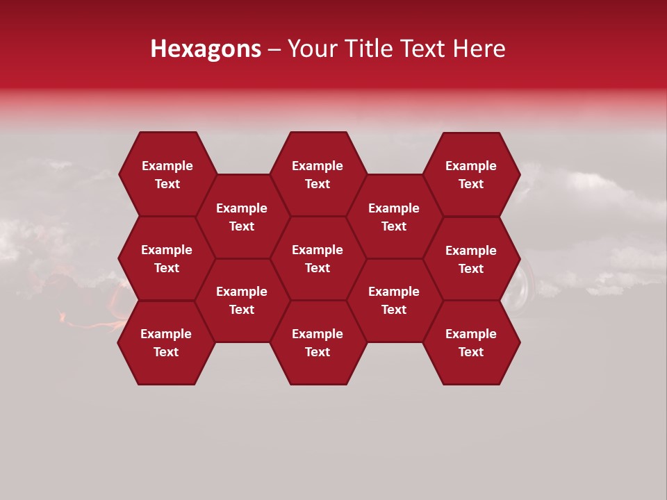 Cloud Sky Car PowerPoint Template