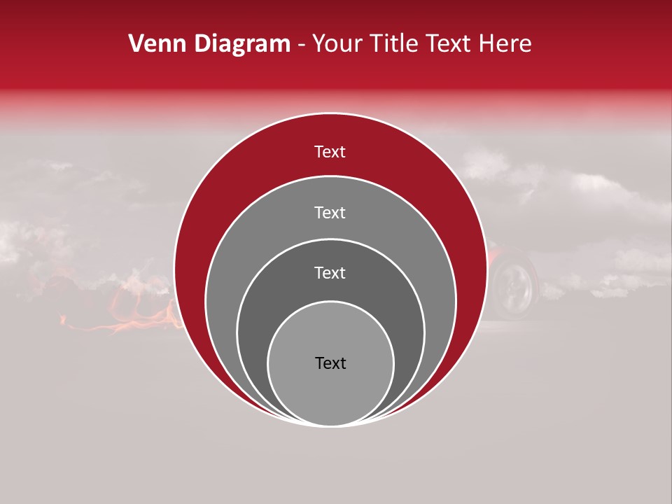 Cloud Sky Car PowerPoint Template