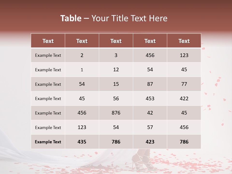 Fashion Romanticism One PowerPoint Template