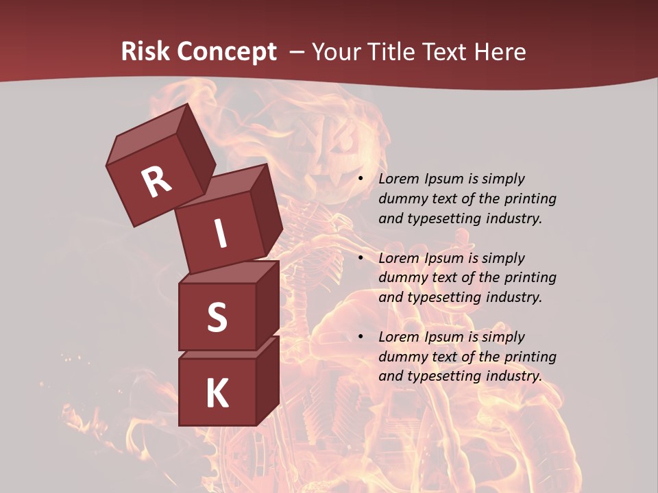 Concept Burn Riding PowerPoint Template
