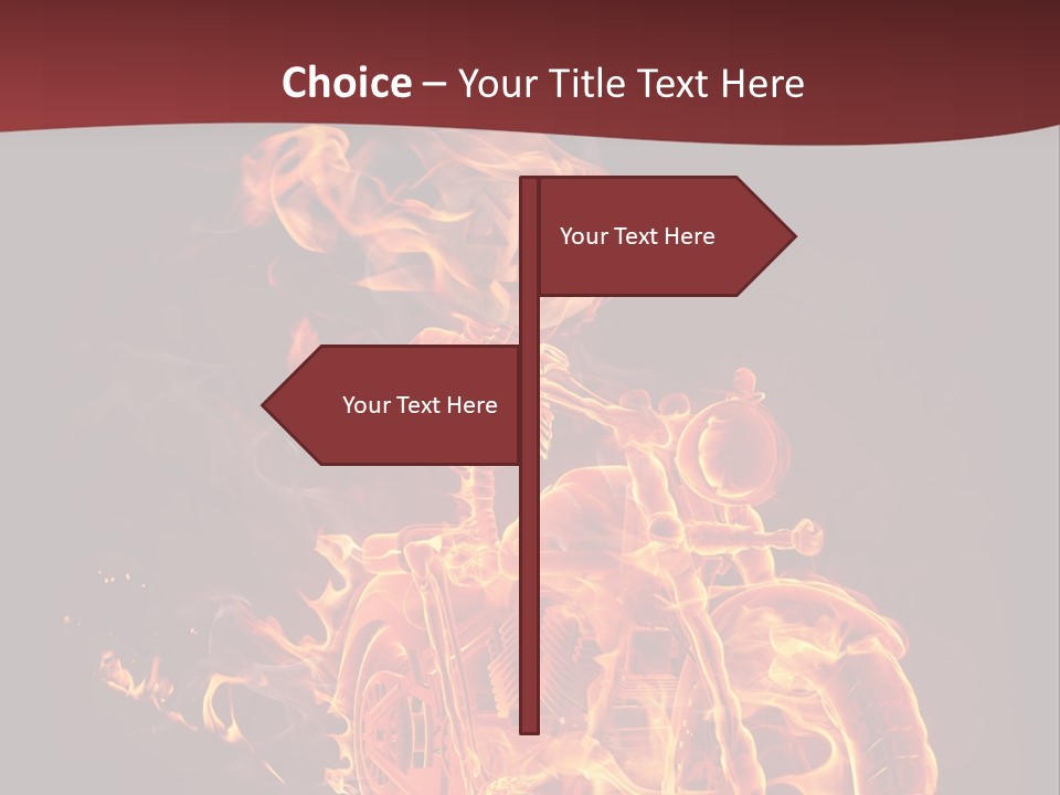 Concept Burn Riding PowerPoint Template