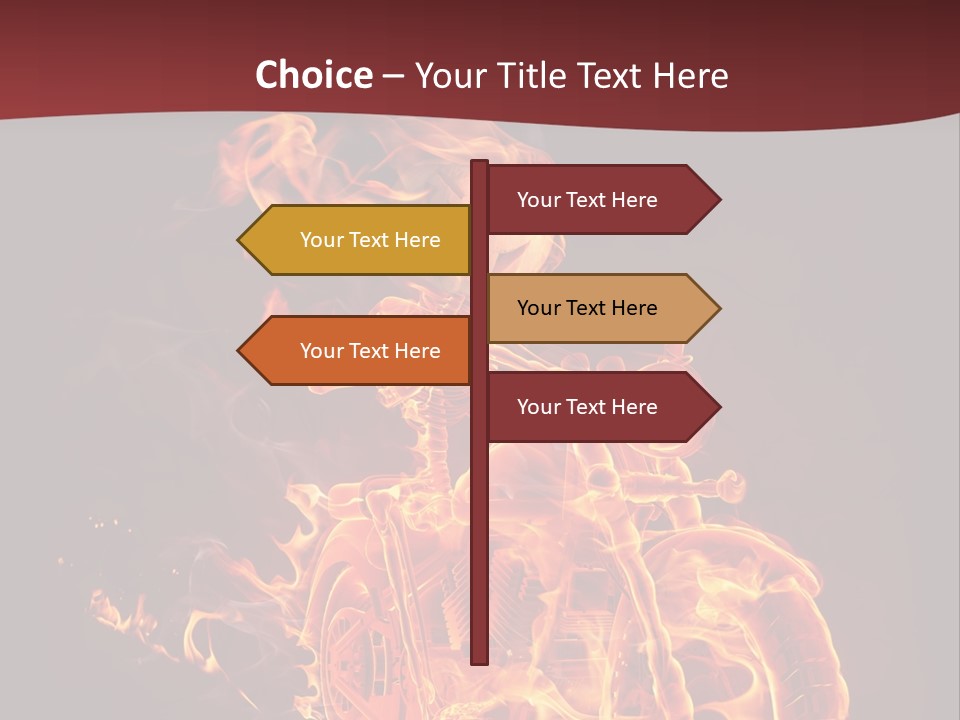 Concept Burn Riding PowerPoint Template