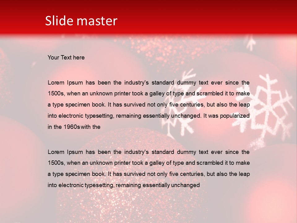 Object Holiday Tree PowerPoint Template