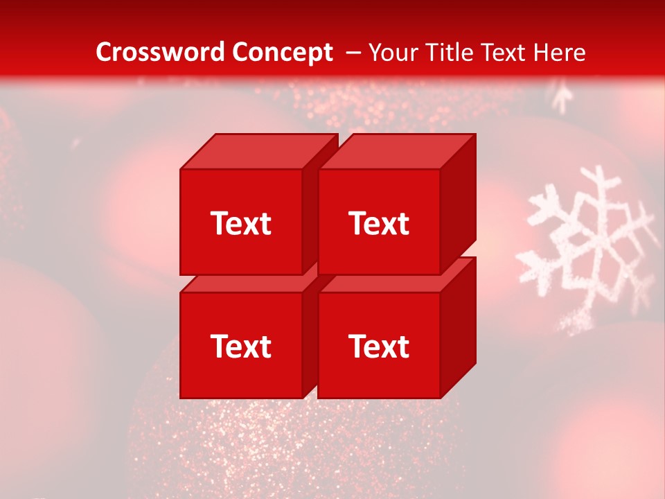 Object Holiday Tree PowerPoint Template
