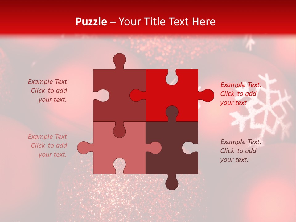 Object Holiday Tree PowerPoint Template