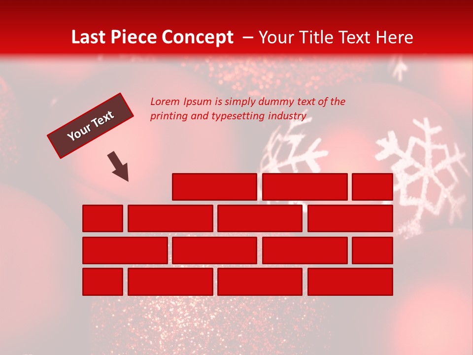 Object Holiday Tree PowerPoint Template