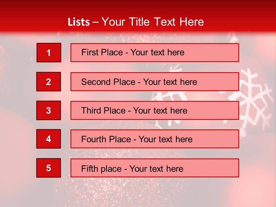 Object Holiday Tree PowerPoint Template