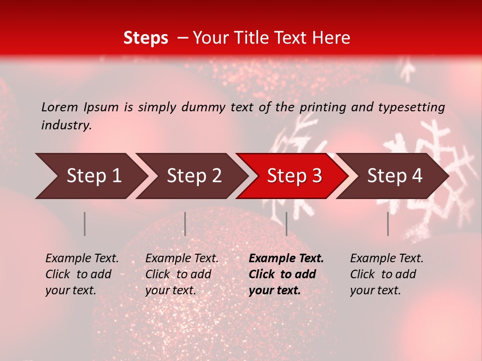 Object Holiday Tree PowerPoint Template