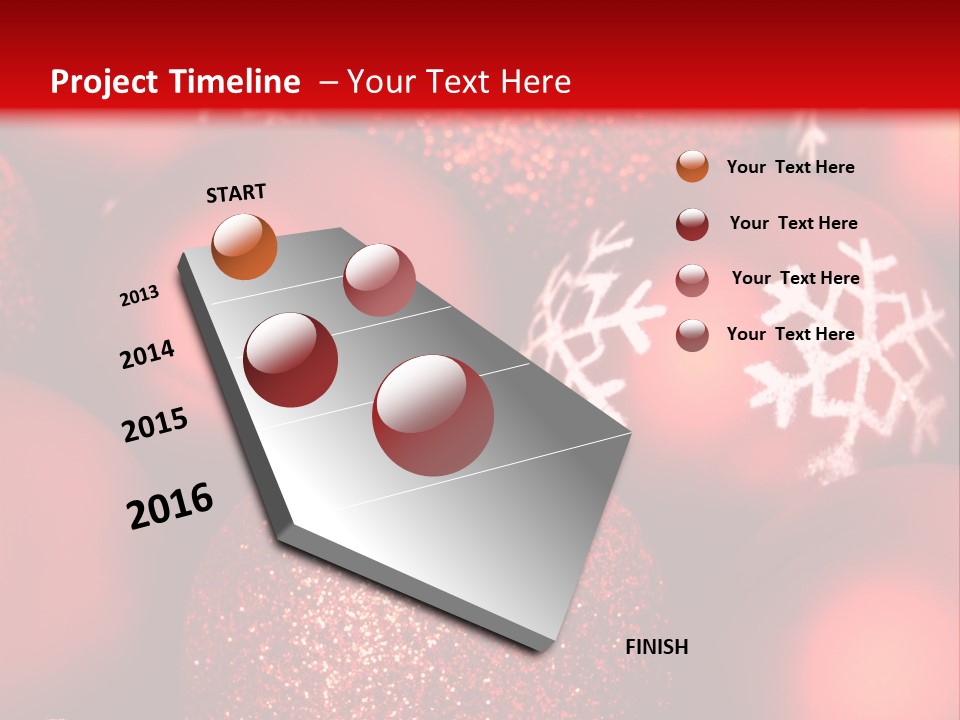 Object Holiday Tree PowerPoint Template