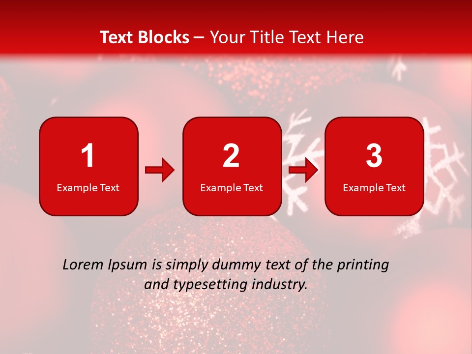 Object Holiday Tree PowerPoint Template