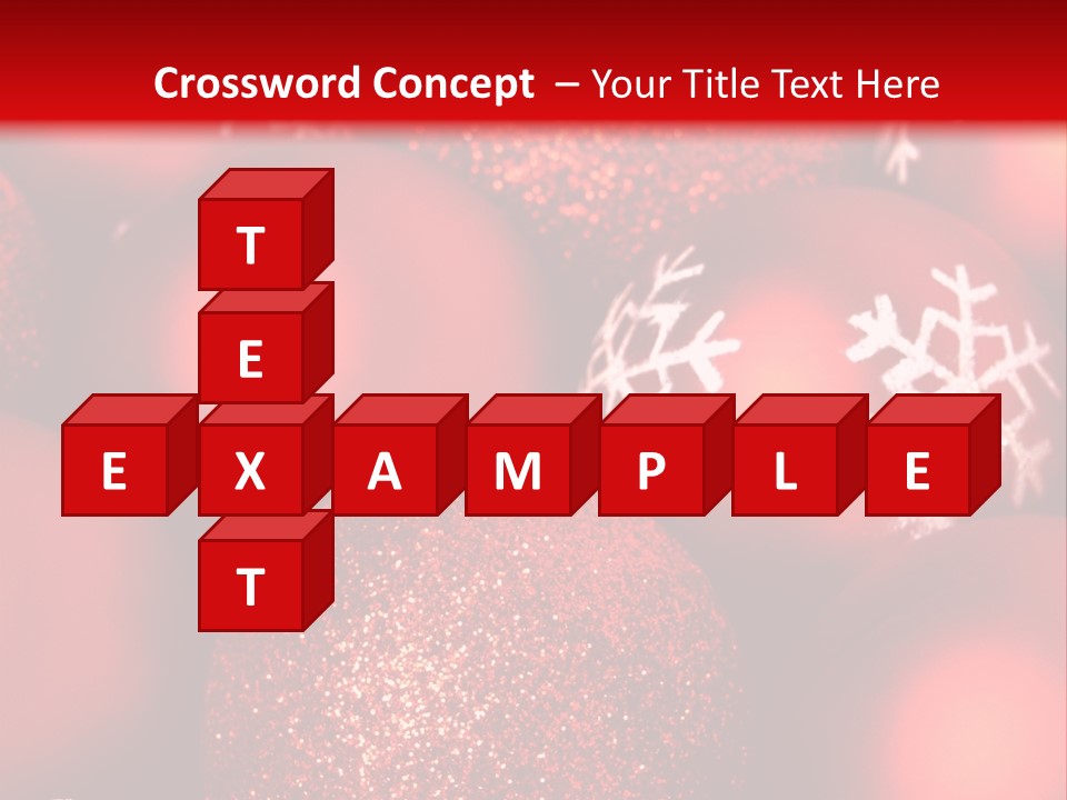 Object Holiday Tree PowerPoint Template