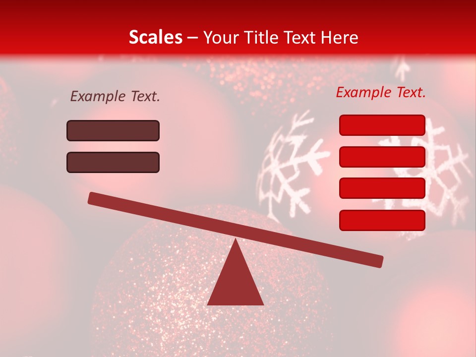 Object Holiday Tree PowerPoint Template