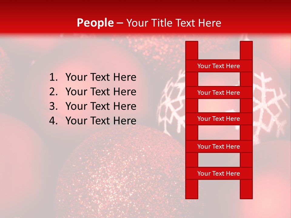 Object Holiday Tree PowerPoint Template