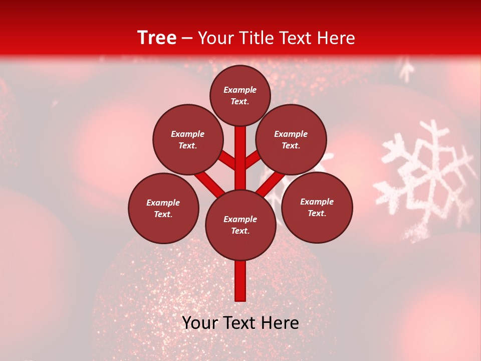 Object Holiday Tree PowerPoint Template