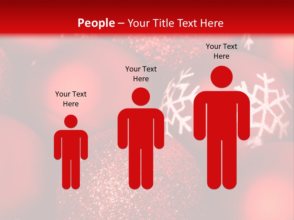 Object Holiday Tree PowerPoint Template