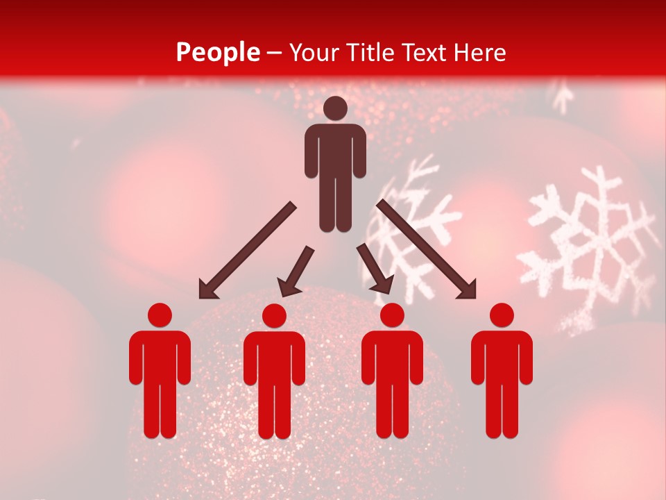 Object Holiday Tree PowerPoint Template