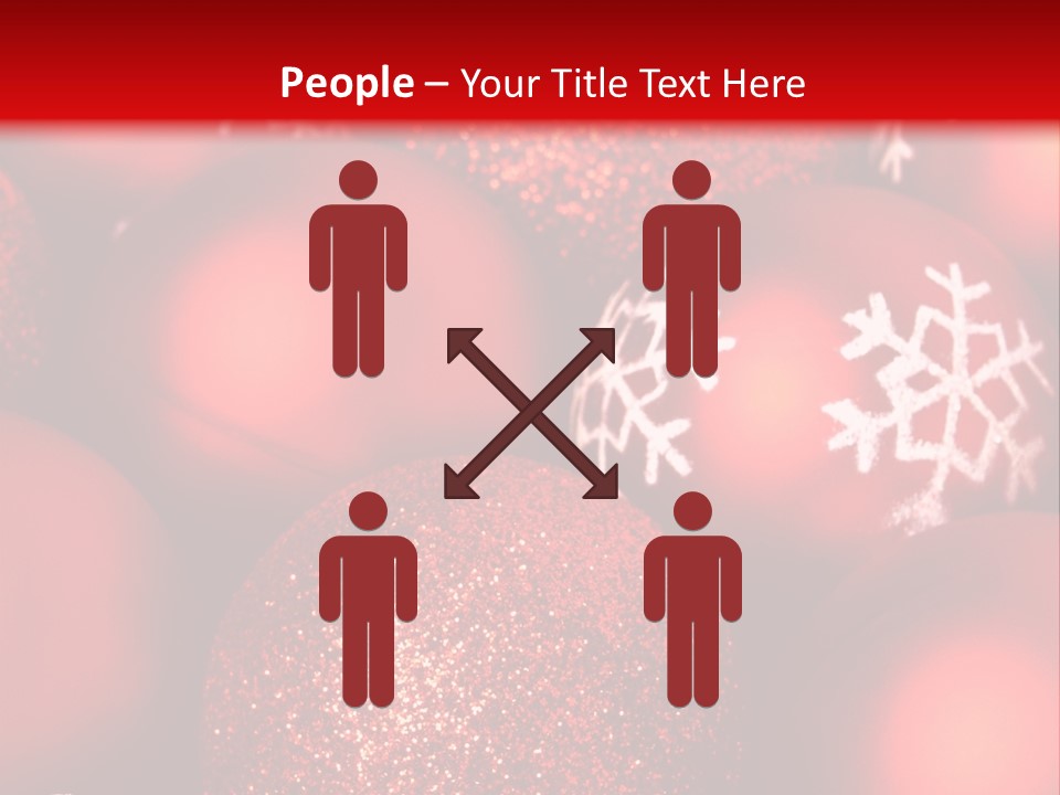 Object Holiday Tree PowerPoint Template