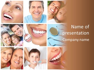 Dentist Senior Whiten PowerPoint Template