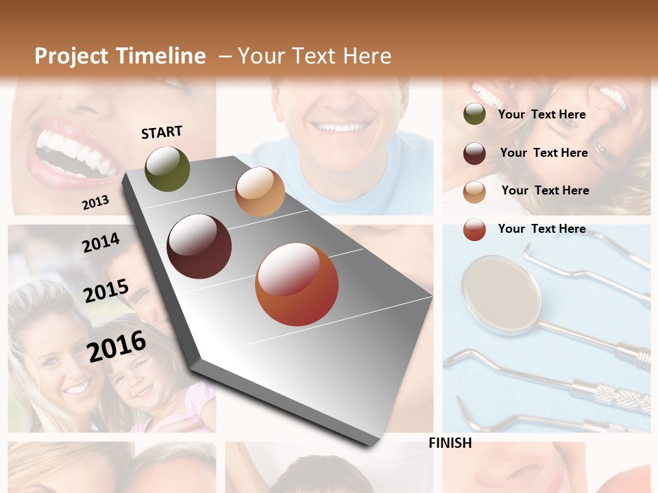 Dentist Senior Whiten PowerPoint Template