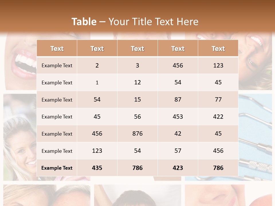 Dentist Senior Whiten PowerPoint Template