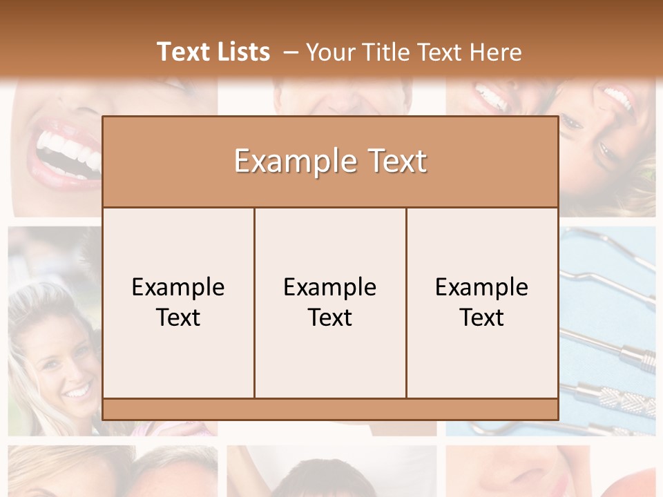 Dentist Senior Whiten PowerPoint Template