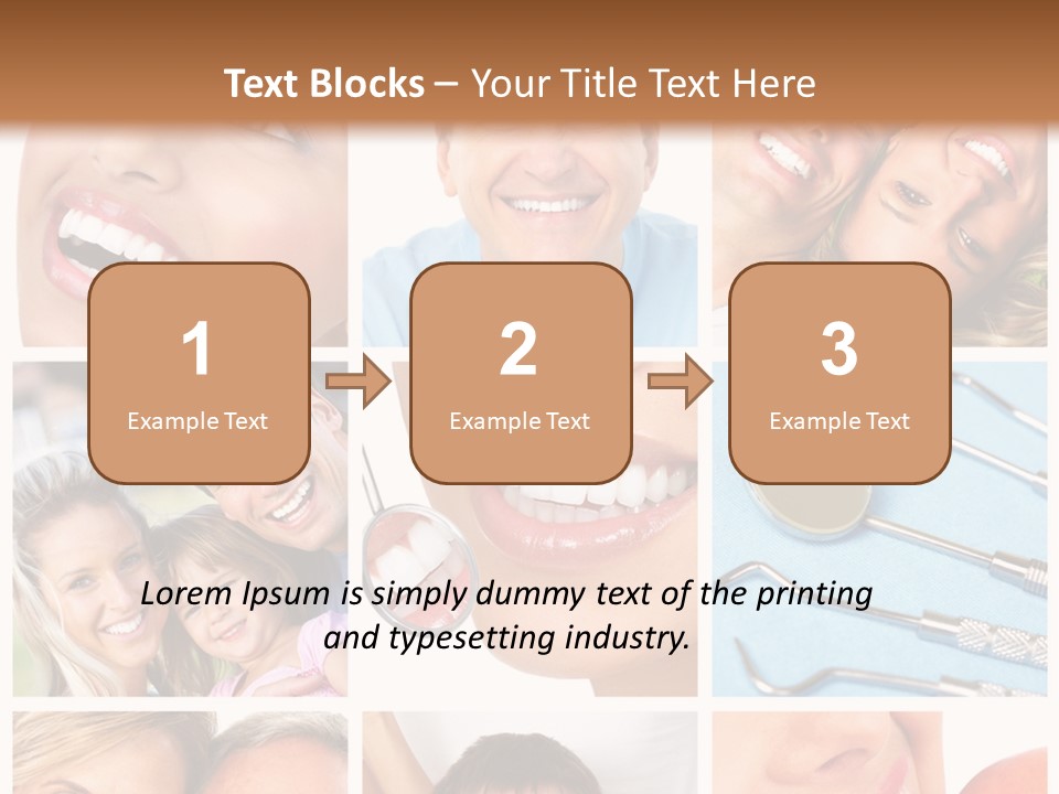 Dentist Senior Whiten PowerPoint Template
