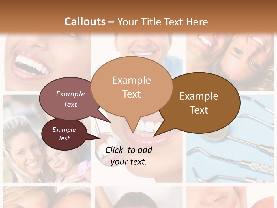 Dentist Senior Whiten PowerPoint Template