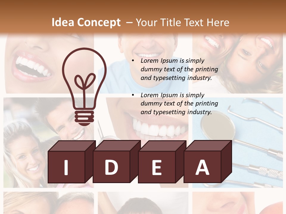 Dentist Senior Whiten PowerPoint Template