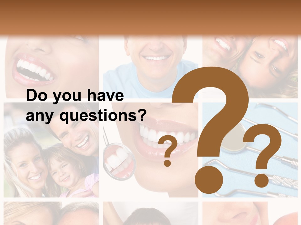 Dentist Senior Whiten PowerPoint Template