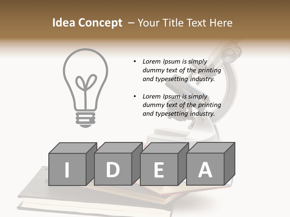 Concept White Studio PowerPoint Template