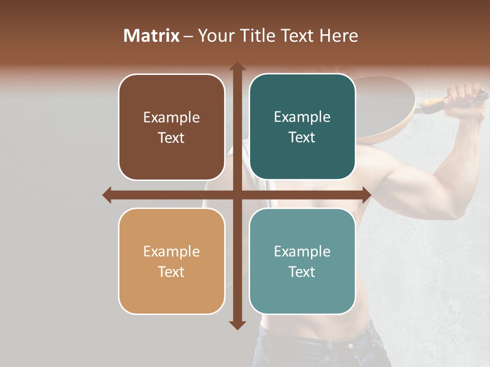 Strong Handsome Chef PowerPoint Template