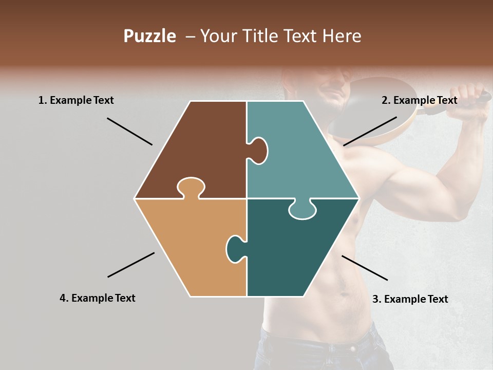 Strong Handsome Chef PowerPoint Template