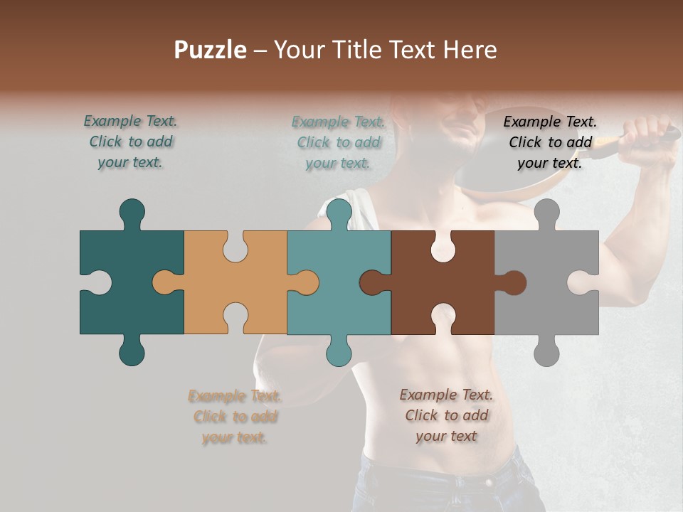 Strong Handsome Chef PowerPoint Template