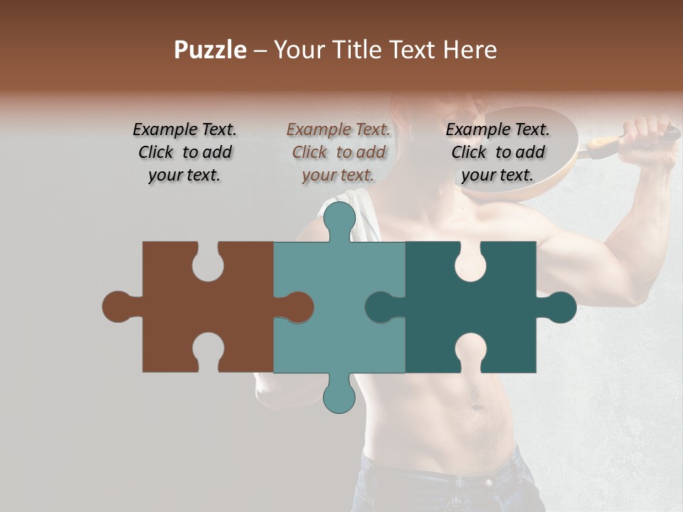 Strong Handsome Chef PowerPoint Template