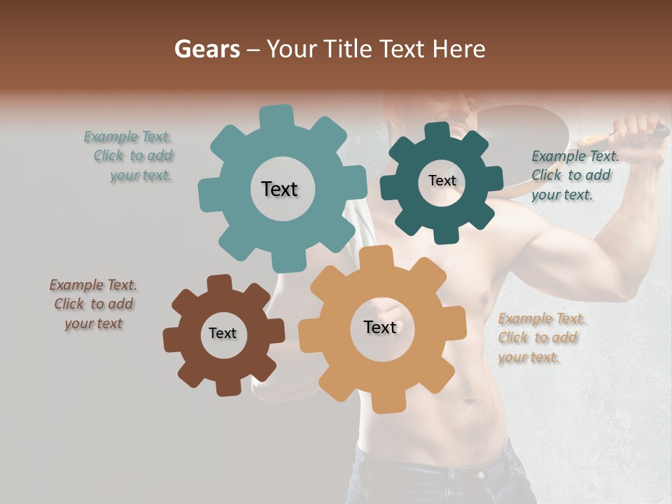 Strong Handsome Chef PowerPoint Template