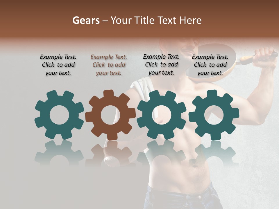 Strong Handsome Chef PowerPoint Template