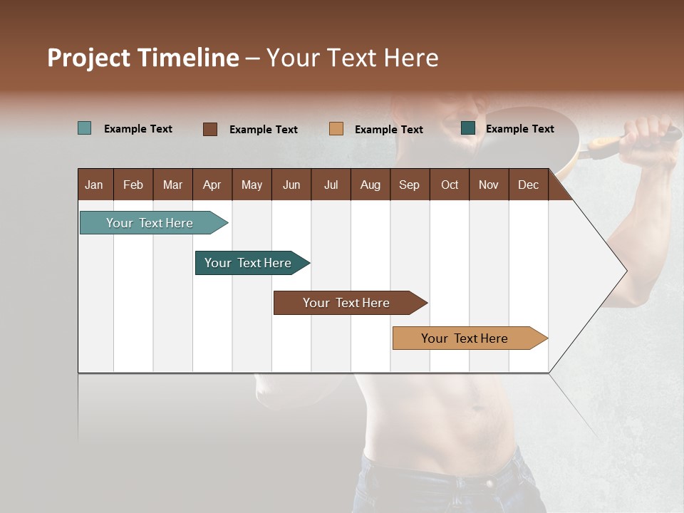Strong Handsome Chef PowerPoint Template