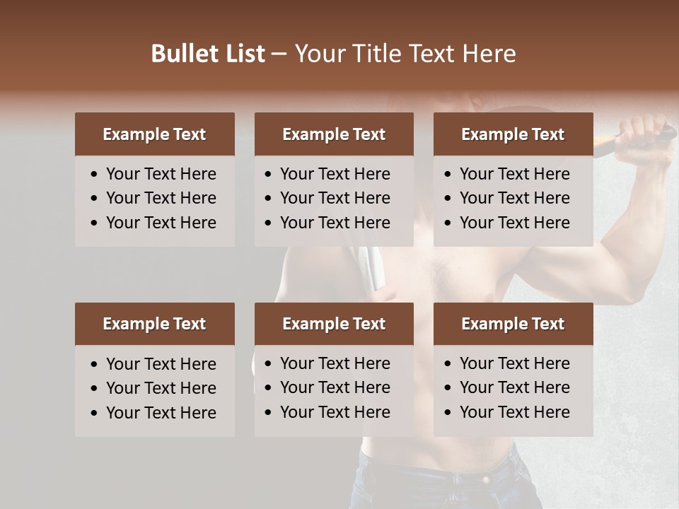 Strong Handsome Chef PowerPoint Template