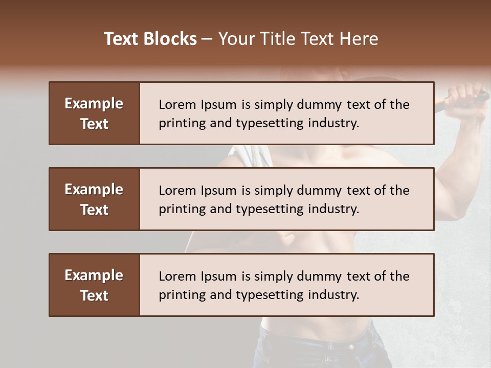 Strong Handsome Chef PowerPoint Template