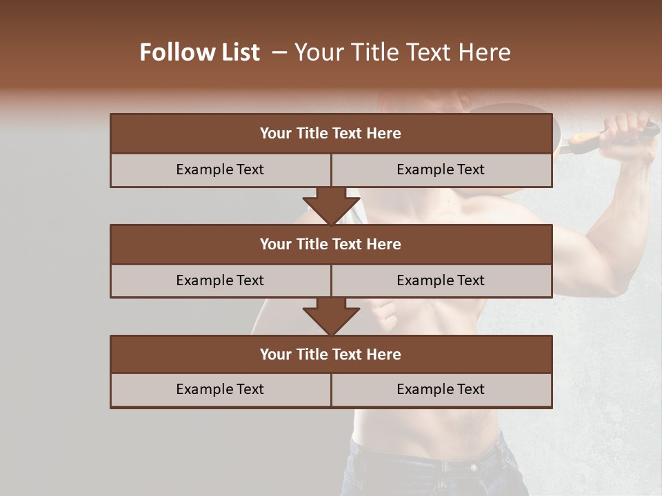 Strong Handsome Chef PowerPoint Template