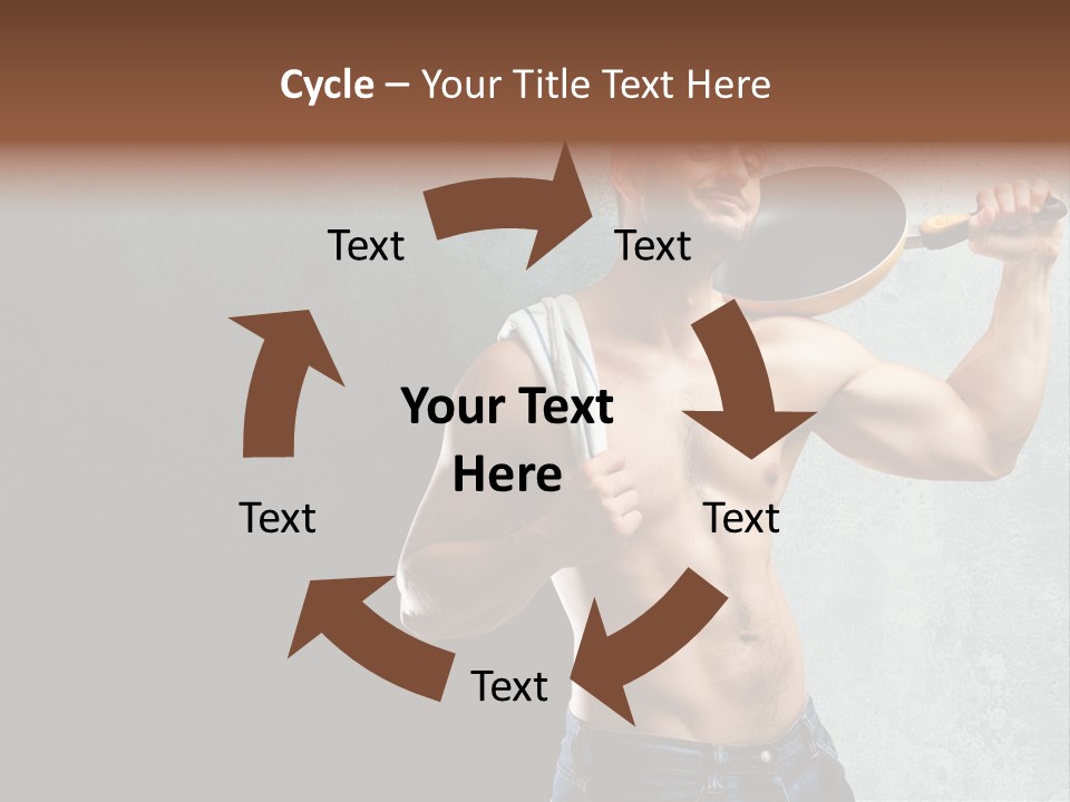 Strong Handsome Chef PowerPoint Template