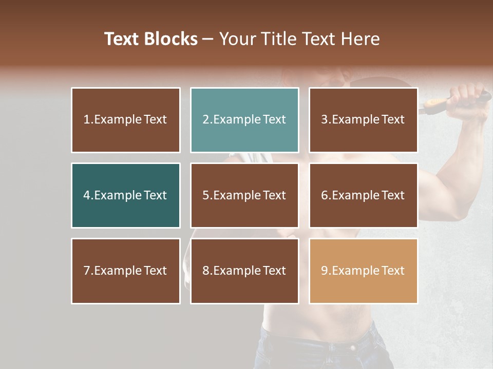 Strong Handsome Chef PowerPoint Template