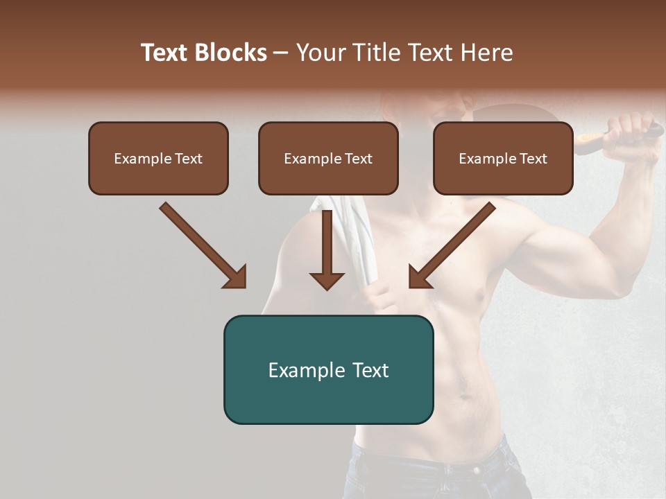 Strong Handsome Chef PowerPoint Template