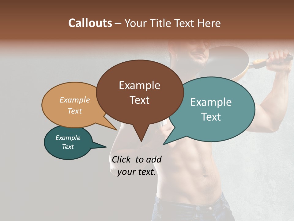 Strong Handsome Chef PowerPoint Template