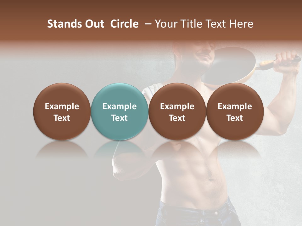 Strong Handsome Chef PowerPoint Template