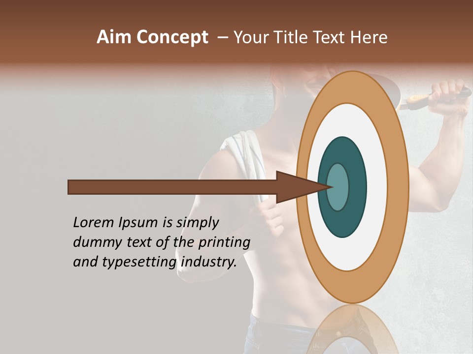 Strong Handsome Chef PowerPoint Template