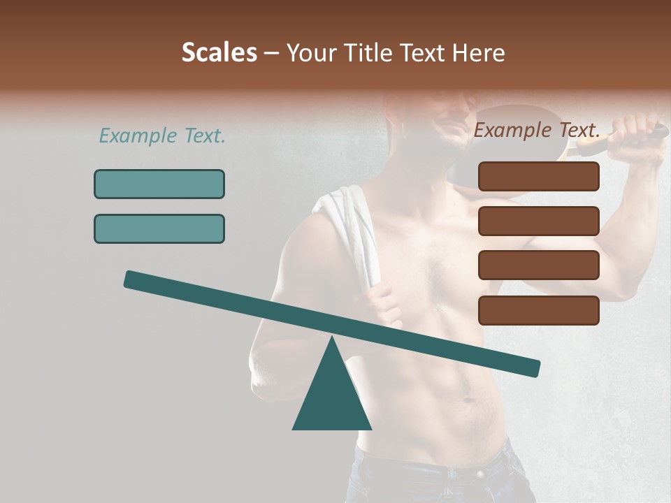 Strong Handsome Chef PowerPoint Template